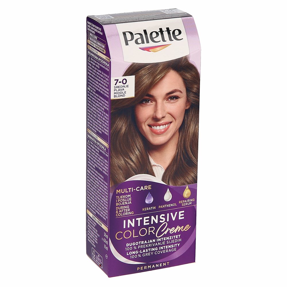 barva za lase n6 srednje blond 7-0 intensive color creme
