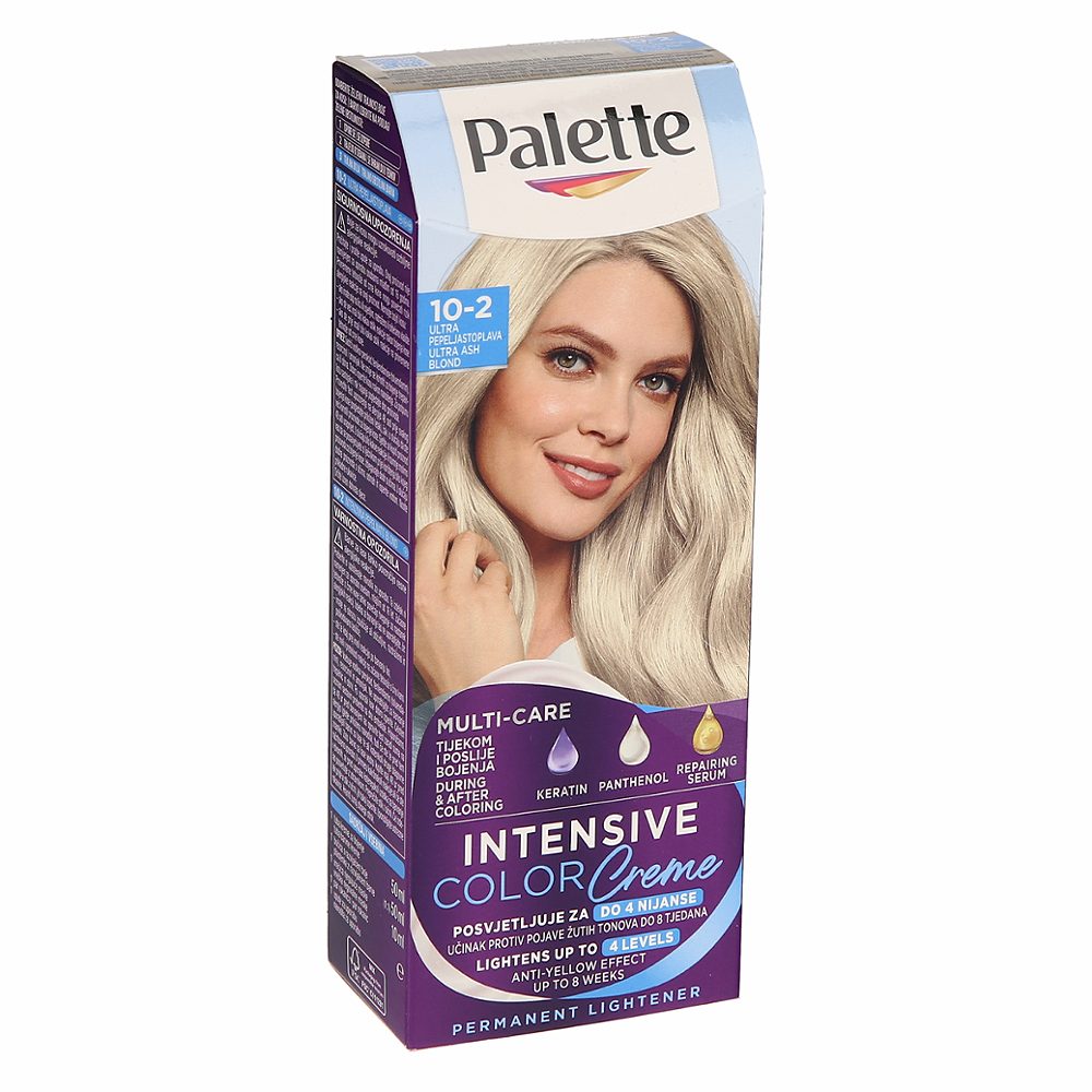 barva za lase pepelnato blond 10-2 intensive color creme