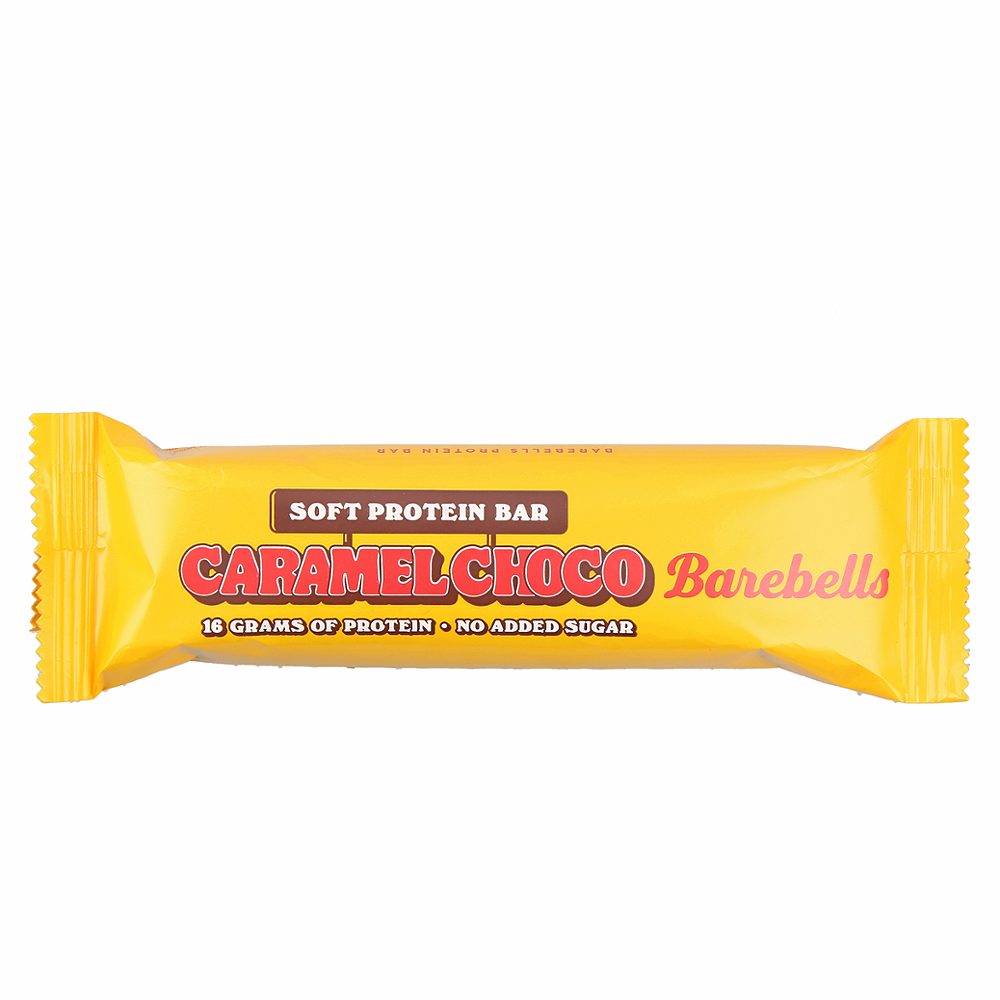 beljakovinska ploščica caramel choco, soft protein bar, barebells, 55g