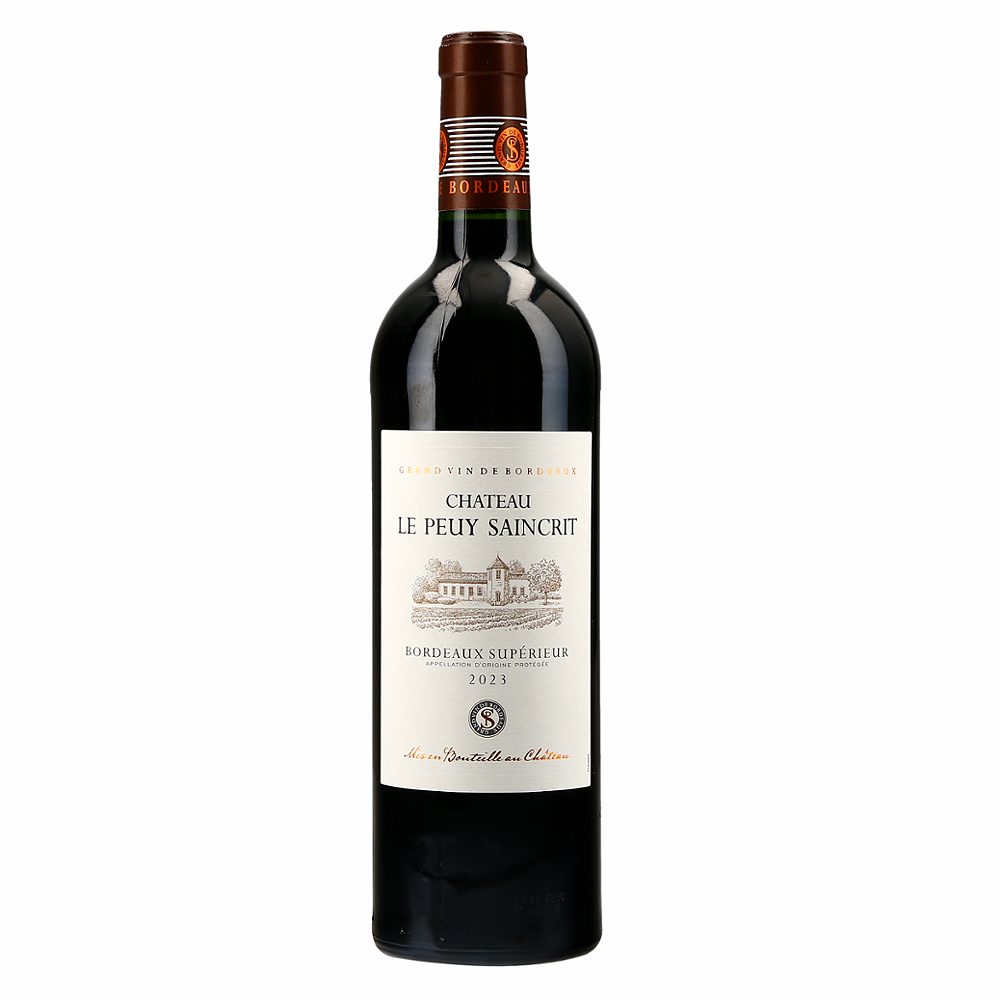 rdeče vino chateau le peuy saincrit, bordeaux superieur, 0,75l