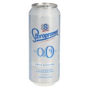 Slika produkta BREZALKOHOLNO PIVO 0,0%, STAROPRAMEN, 0,5L