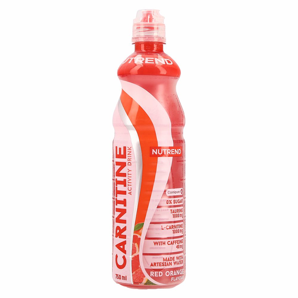 energijski napitek, rdeča pomaranča, nutrend carnitine, 750 ml