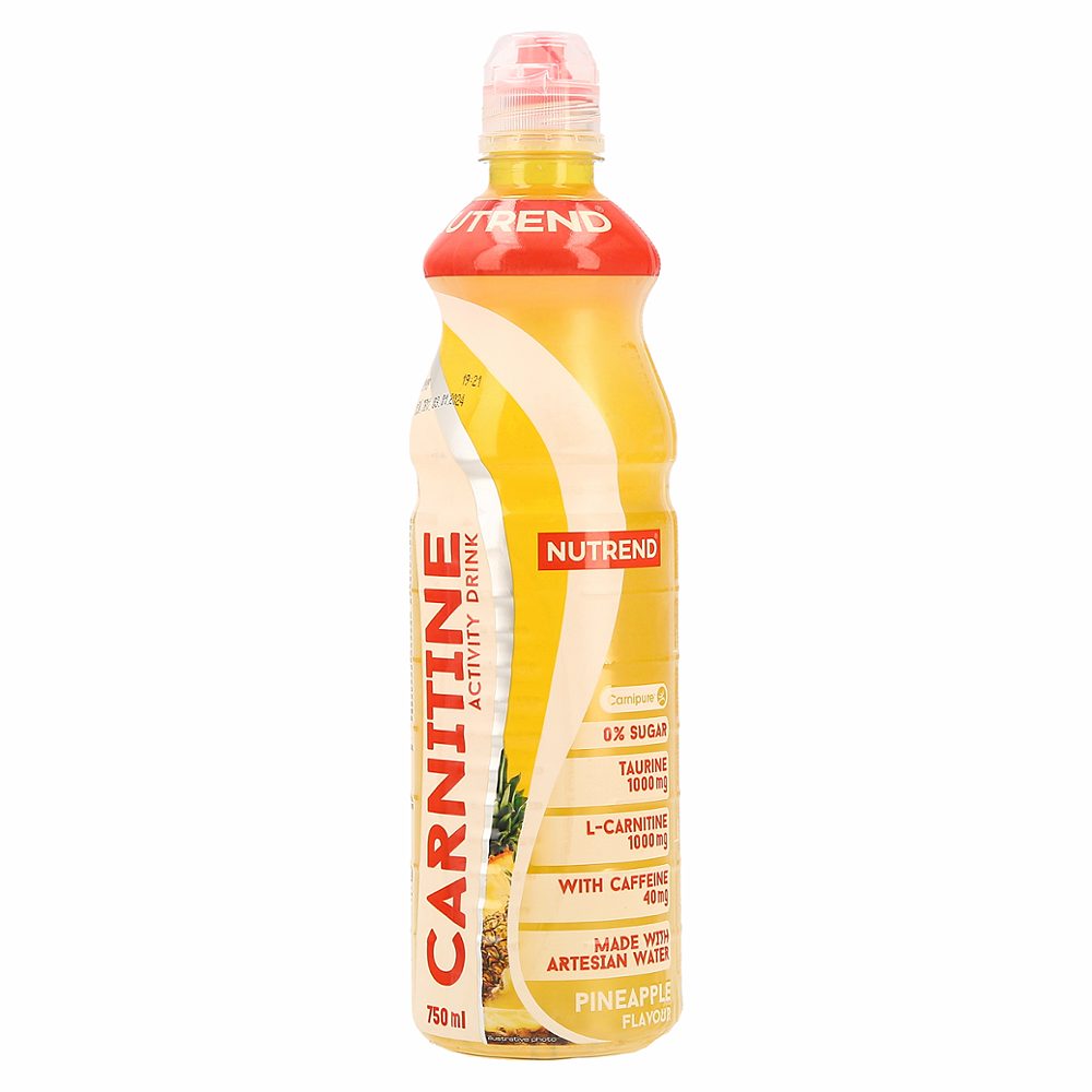 energijski napitek, ananas, nutrend carnitine, 750 ml