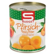 Slika produkta BRESKVE V KOMPOTU, POLOVICE, S-BUDGET, 820G