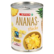 Slika produkta ANANASOV KOMPOT, KOŠČKI, SPAR, 565G