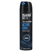 Slika produkta DEO SPREJ 48H ANTIPERSPIRANT ACTIVE COOL, ISANA MEN, 150ML