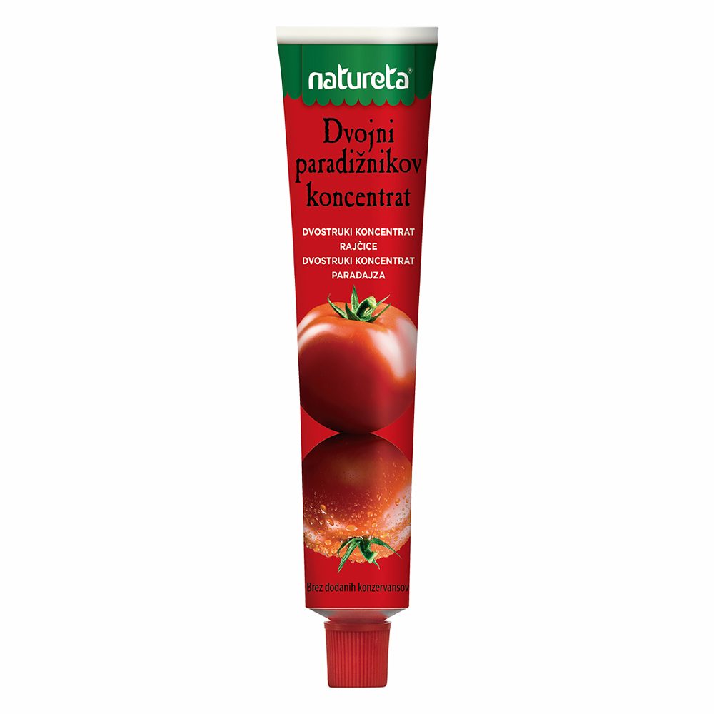 dvojni paradižnikov koncentrat, natureta, 200g