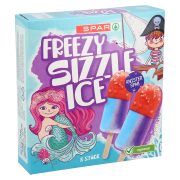 Slika produkta SLADOLED FREEZY SIZZLE ICE, SPAR, 8X53G