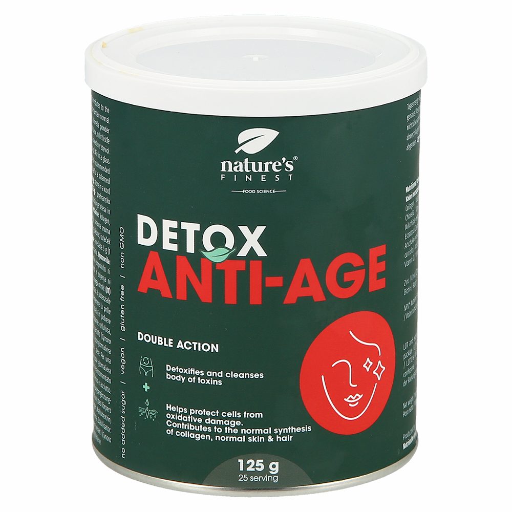 prehransko dopolnilo detox anti-age, nature´s finest, 125g
