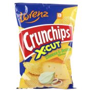 Slika produkta REBRASTI KROMPIRJEV ČIPS Z OKUSOM SIRA IN ČEBULE CRUNCHIPS X-CUT, LORENZ, 130G