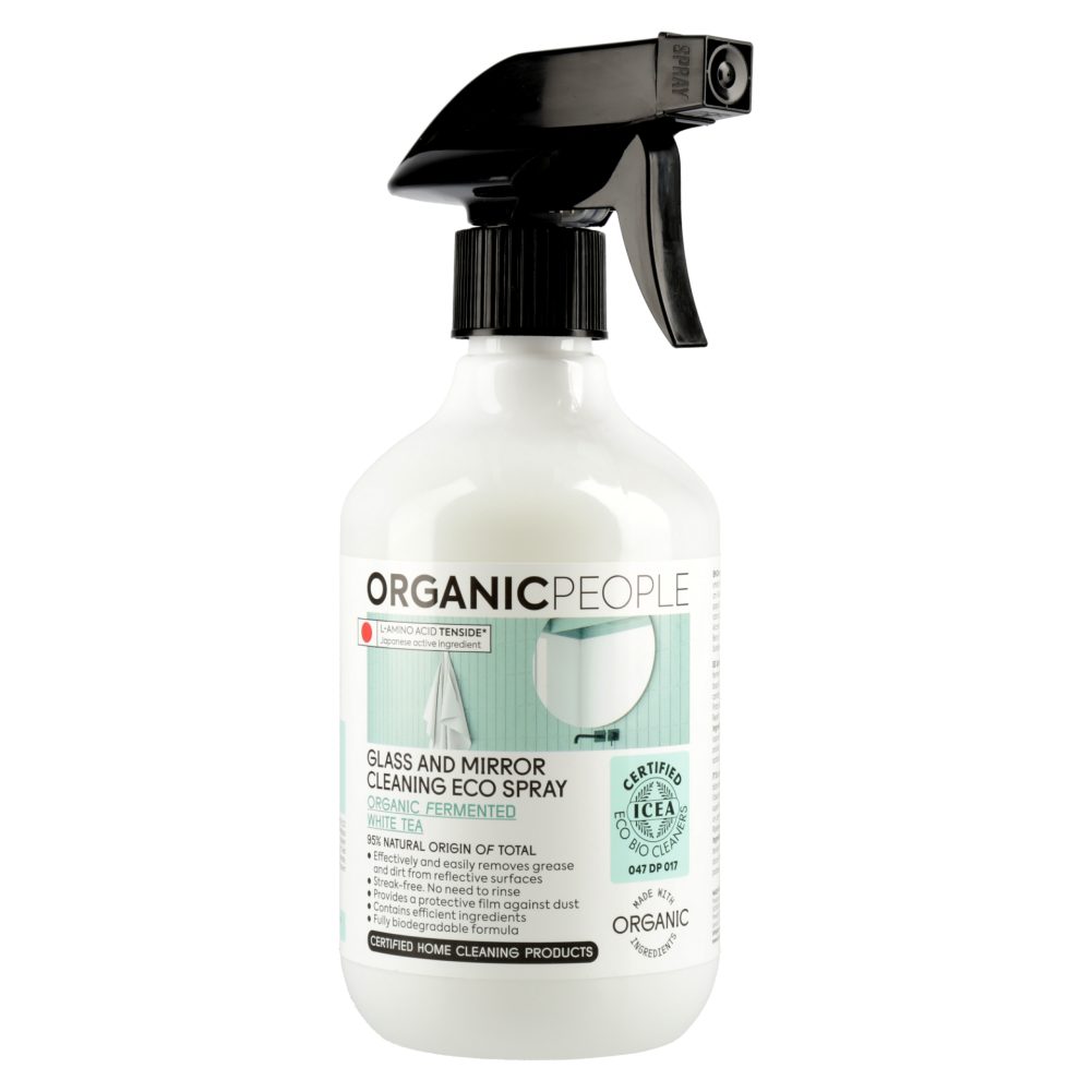 ČISTILO ZA STEKLO ORGANIC FERMENTED WHITE TEA, ORGANIC PEOPLE, 500ML