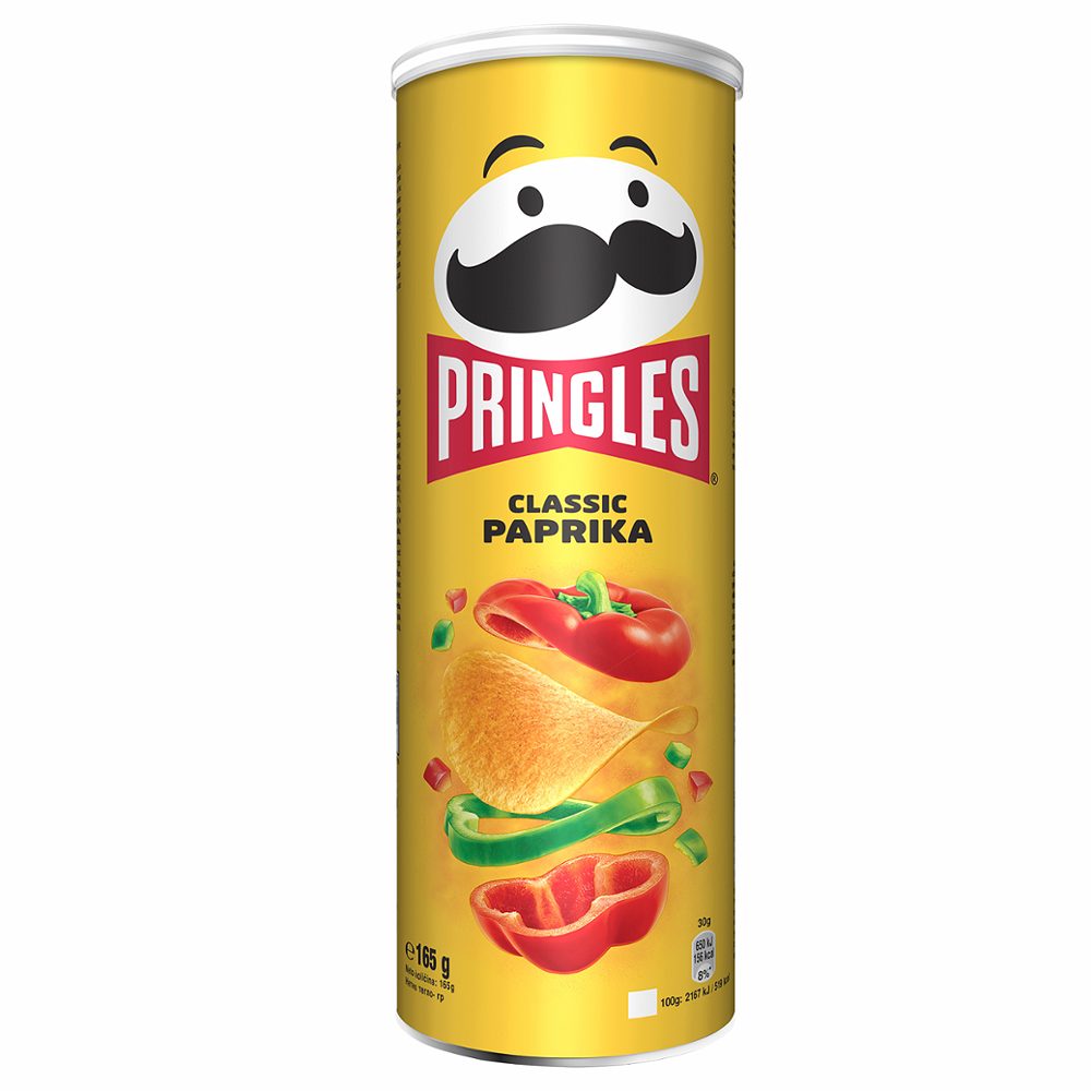 pringles classic paprika 165g