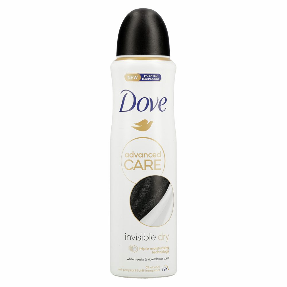 deo sprej invisible dry, dove, 150ml