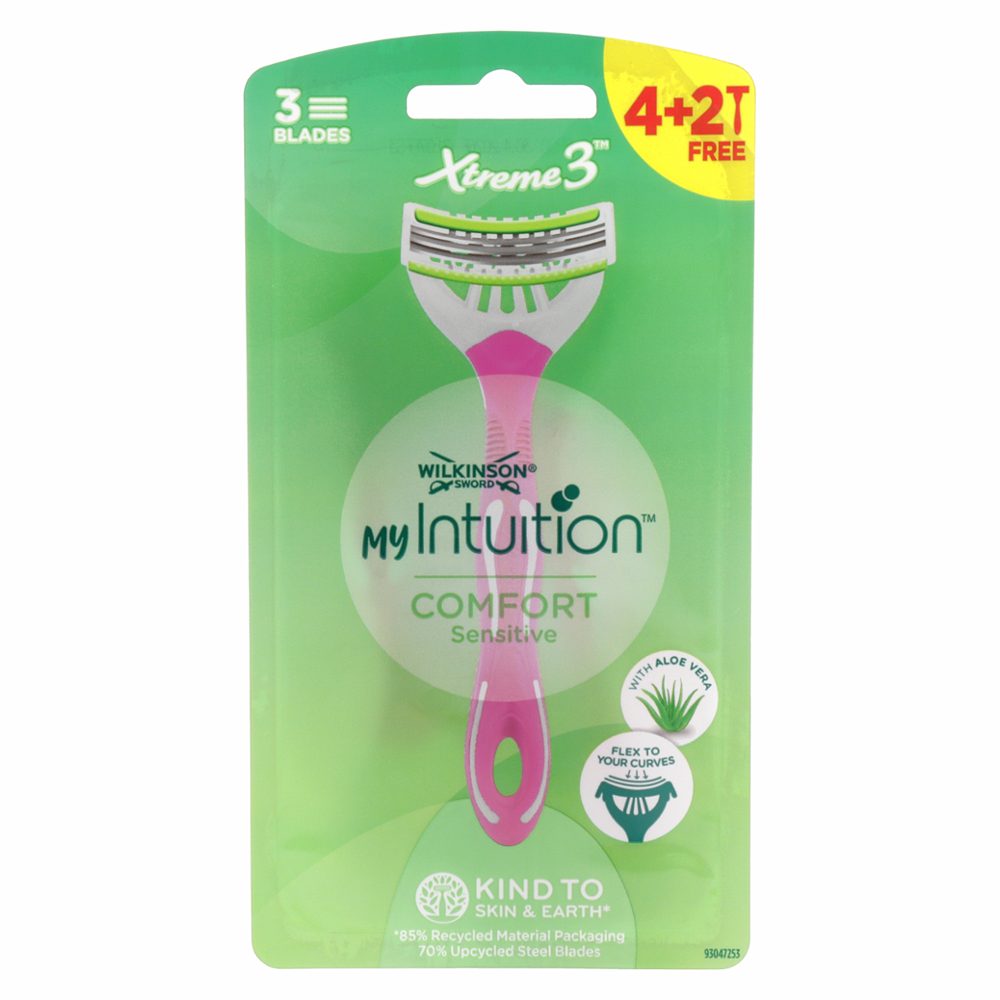 britvice ženske xtreme3 my intuition sensitive, wilkinson, 6/1