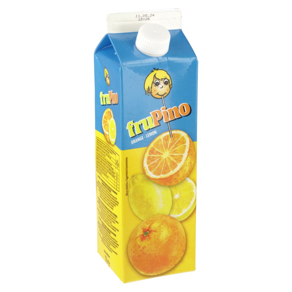 NEGAZIRANA SADNA PIJAČA S POMARANČNIM IN LIMONINIM SOKOM, FRUPINO, 1L