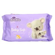 Slika produkta VLAŽILNI ROBČKI OTROŠKI BABY SOFT, VIOLETA, 51/1