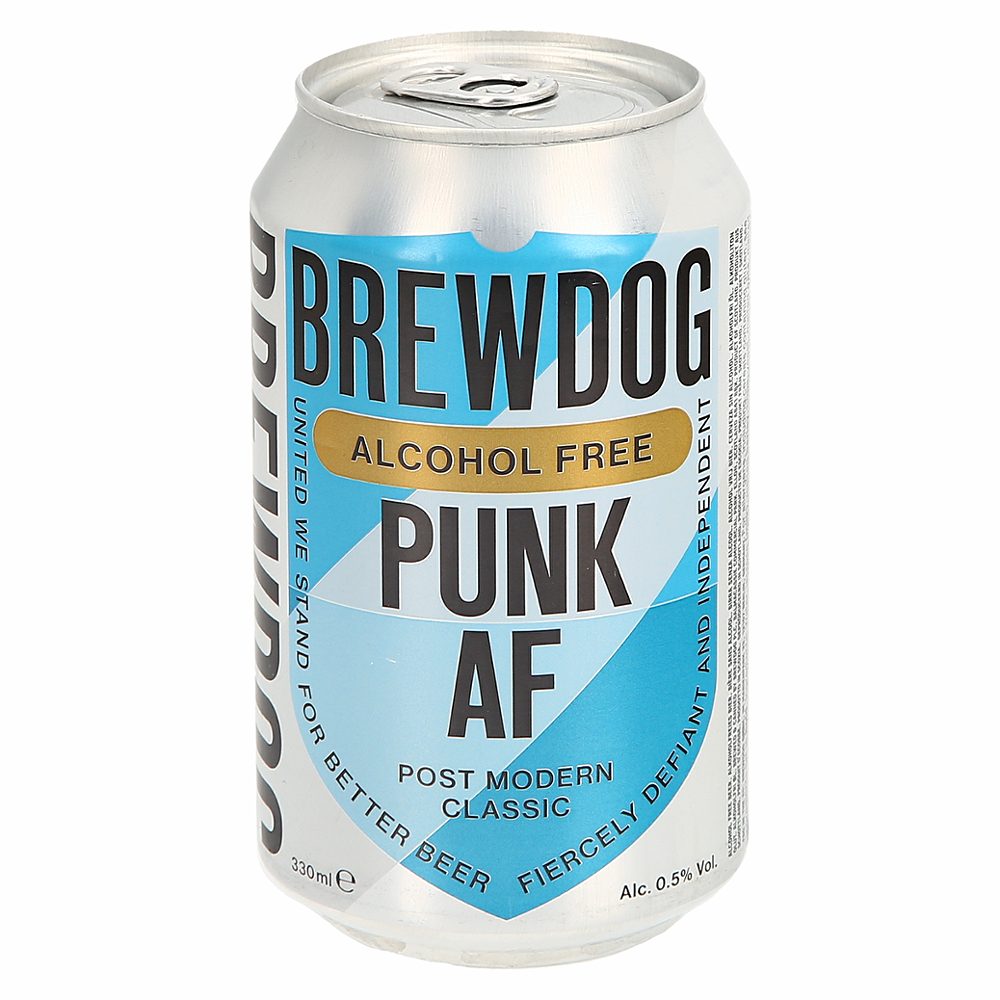 brezalkoholno pivo punk af, brewdog, 330ml