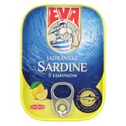 Slika produkta SARDINE V RASTLINSKEM OLJU, Z LIMONO, EVA,100G
