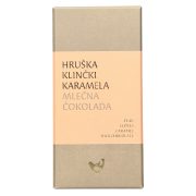 Slika produkta MLEČNA ČOKOLADA HRUŠKA IN KLINČKI, PASSERO, 100G