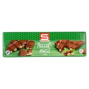 Slika produkta MLEČNA ČOKOLADA Z LEŠNIKI, S-BUDGET, 300G