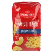 Slika produkta TESTENINE DURUM POLŽI 28 CHIFFEROTTI RIGATI, MLINOTEST, 600G