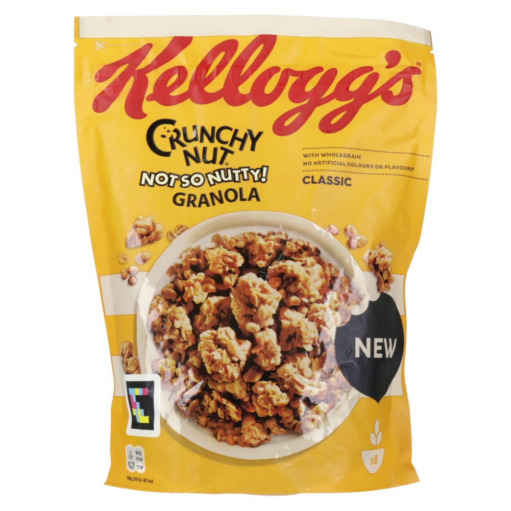 GRANOLA KLASIK, KELLOGG´S, 380G Hrustljavi izdelek iz ovsenih kosmičev