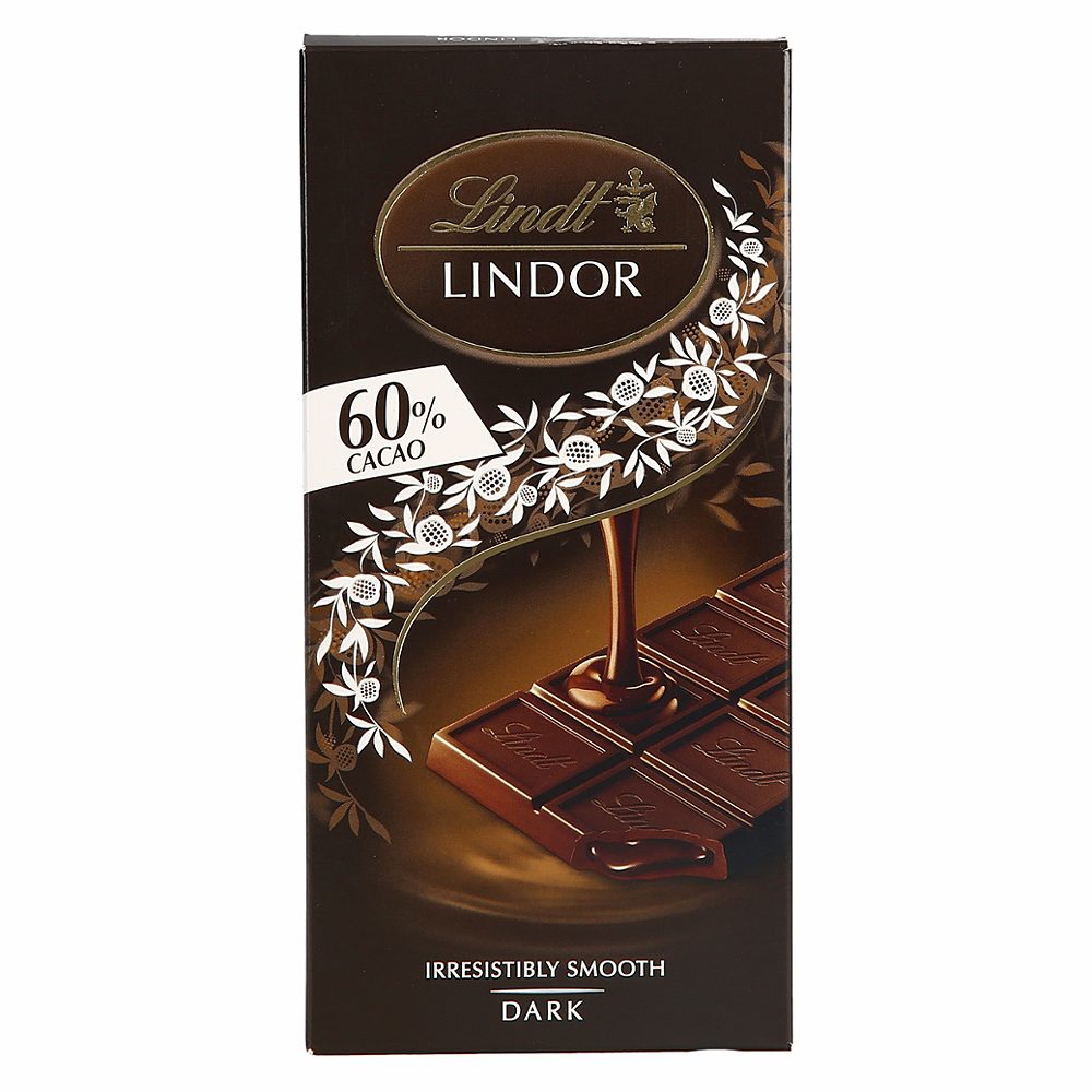 temna čokolada z mehko topljivo sredico, dark, lindor lindt, 100g
