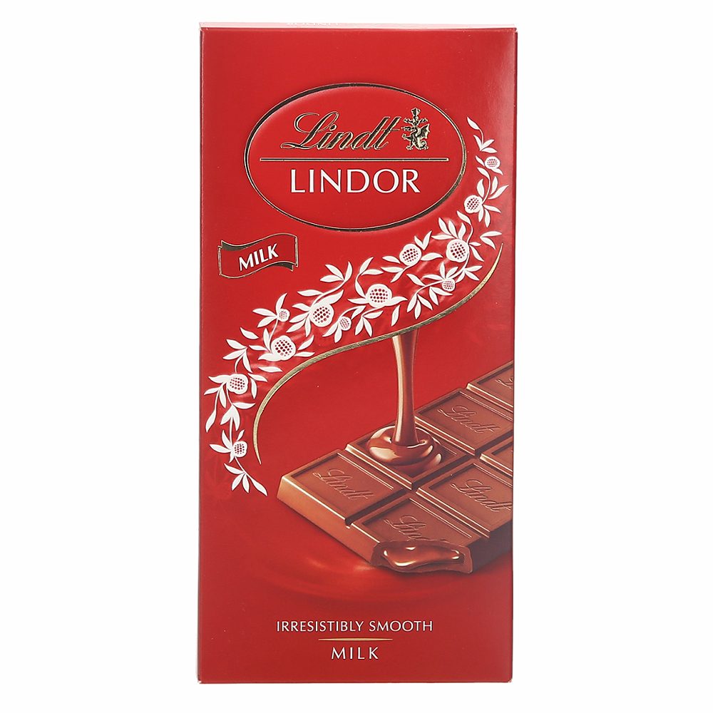 mlečna čokolada lindor, s topljivo sredico, lindt, 100 g