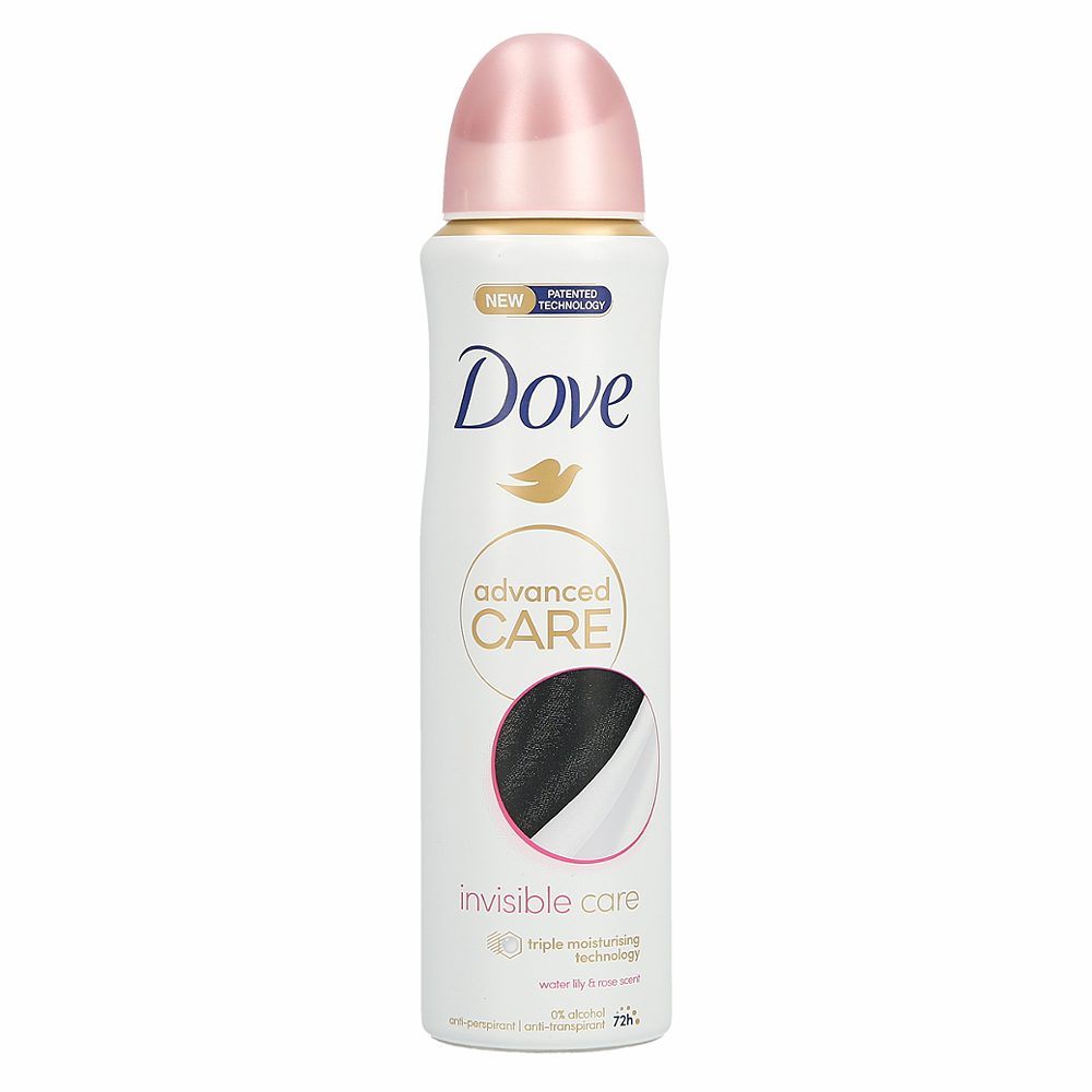 deo sprej invisible care, dove advanced care, 150ml