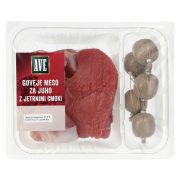 Slika produkta GOVEJE MESO ZA JUHO Z JETRNIMI CMOKI, AVE, 1KG