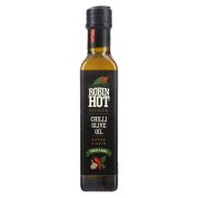 Slika produkta EKTRA DEVIŠKO OLJČNO OLJE S ČILIJEM, ČESEN IN BAZILIKA, ROBIN HOT, 250ML