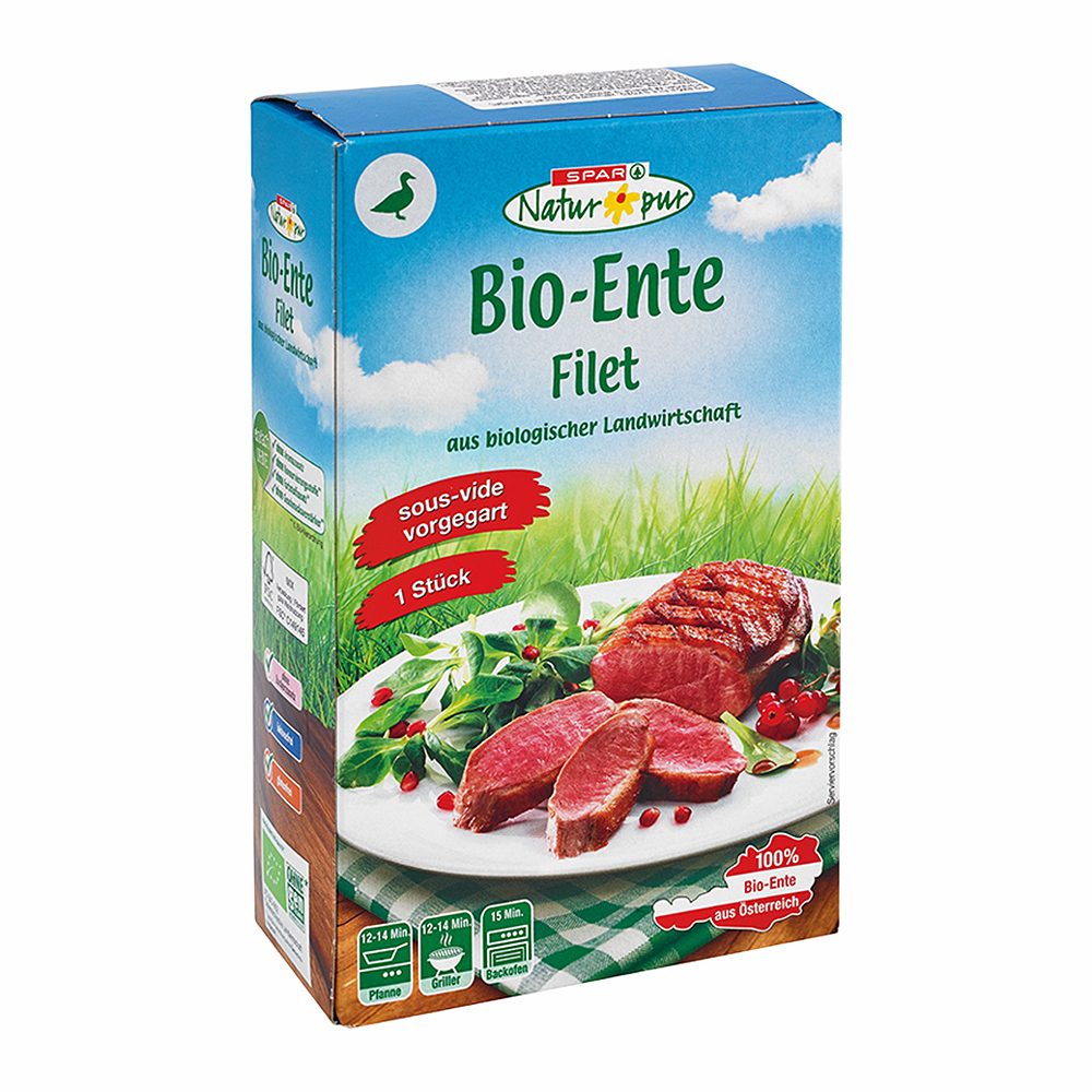 bio račji file s kožo, spar natur*pur, 240g