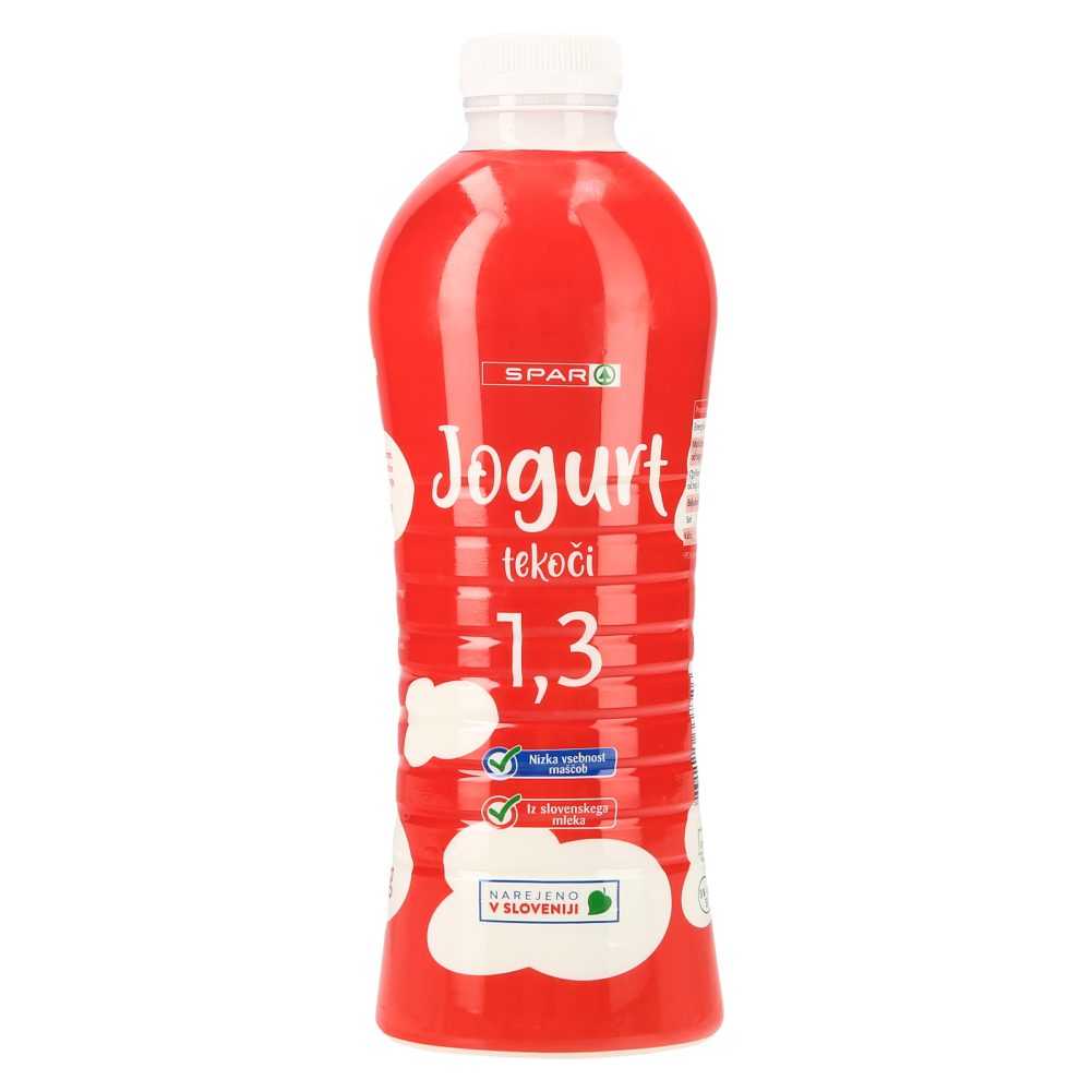 TEKOČI JOGURT 1,3% M.M., SPAR, 1L