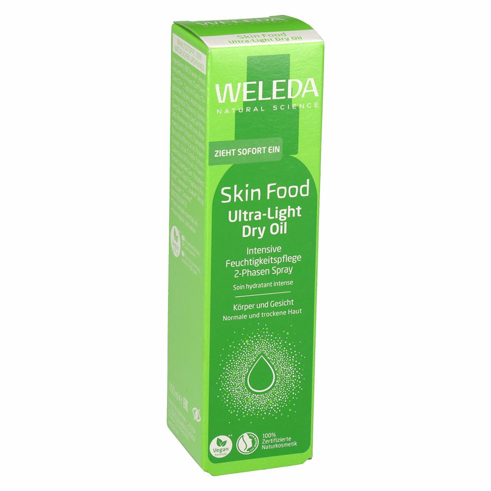 ultra lahko suho olje za obraz in telo skin food