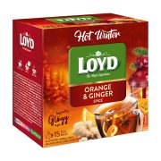 Slika produkta ČAJ POMARANČA IN INGVER HOT WINTER, LOYD, 15/1, 45G