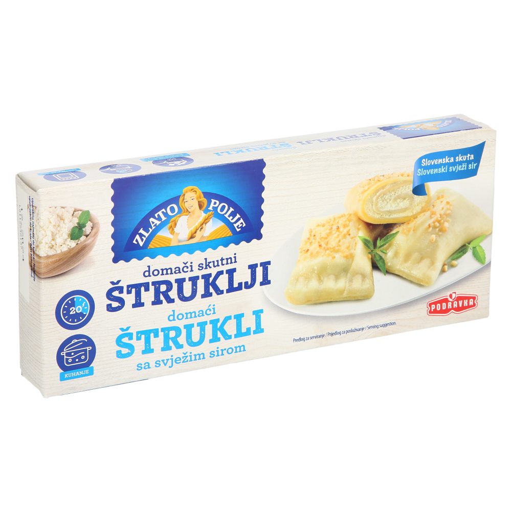 Skutni domači štruklji, Zlato Polje, zamrznjeno, 400 g