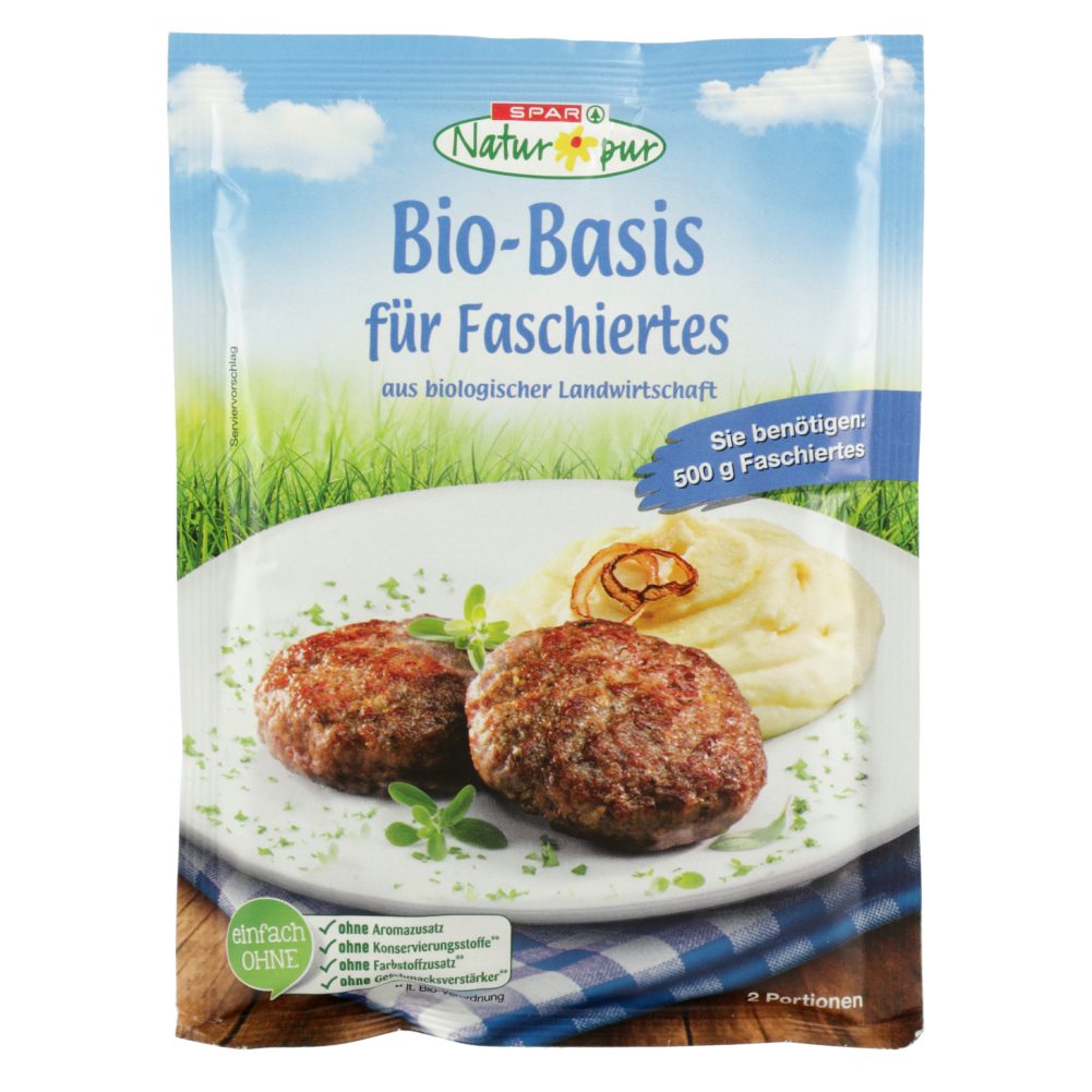 BIO MEŠANICA ZAČIMB ZA MLETO MESO, SPAR NATUR*PUR, 62G