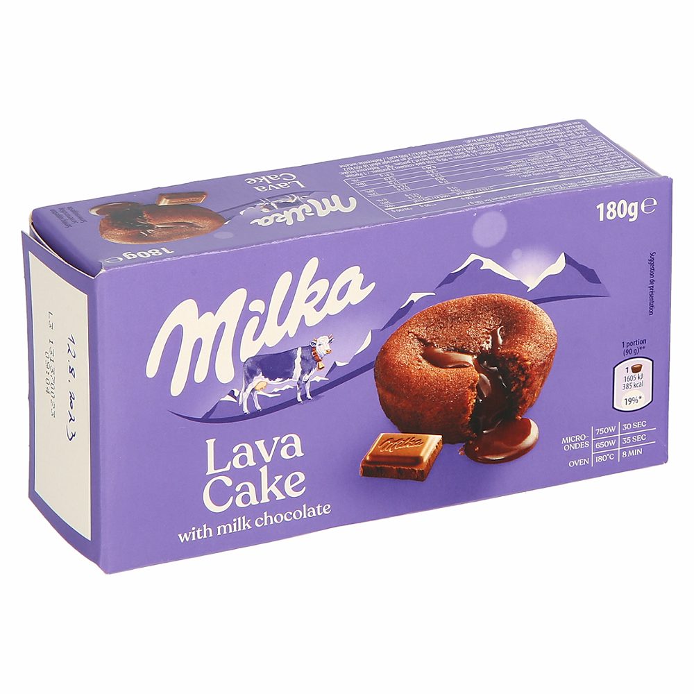 desert lava cake milka 2x90g
