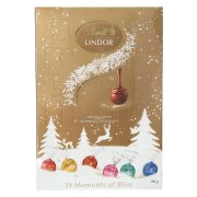 Slika produkta ADVENTNI KOLEDAR MLEČNA, BELA IN TEMNA ČOKOLADA Z MEHKO TOPLJIVO SREDICO LINDOR, LINDT, 300G