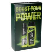 Slika produkta DARILNI SET SPORT ENERGY BOOST GEL ZA PRHANJE IN DEO SPREJ, FA MEN, 2/1