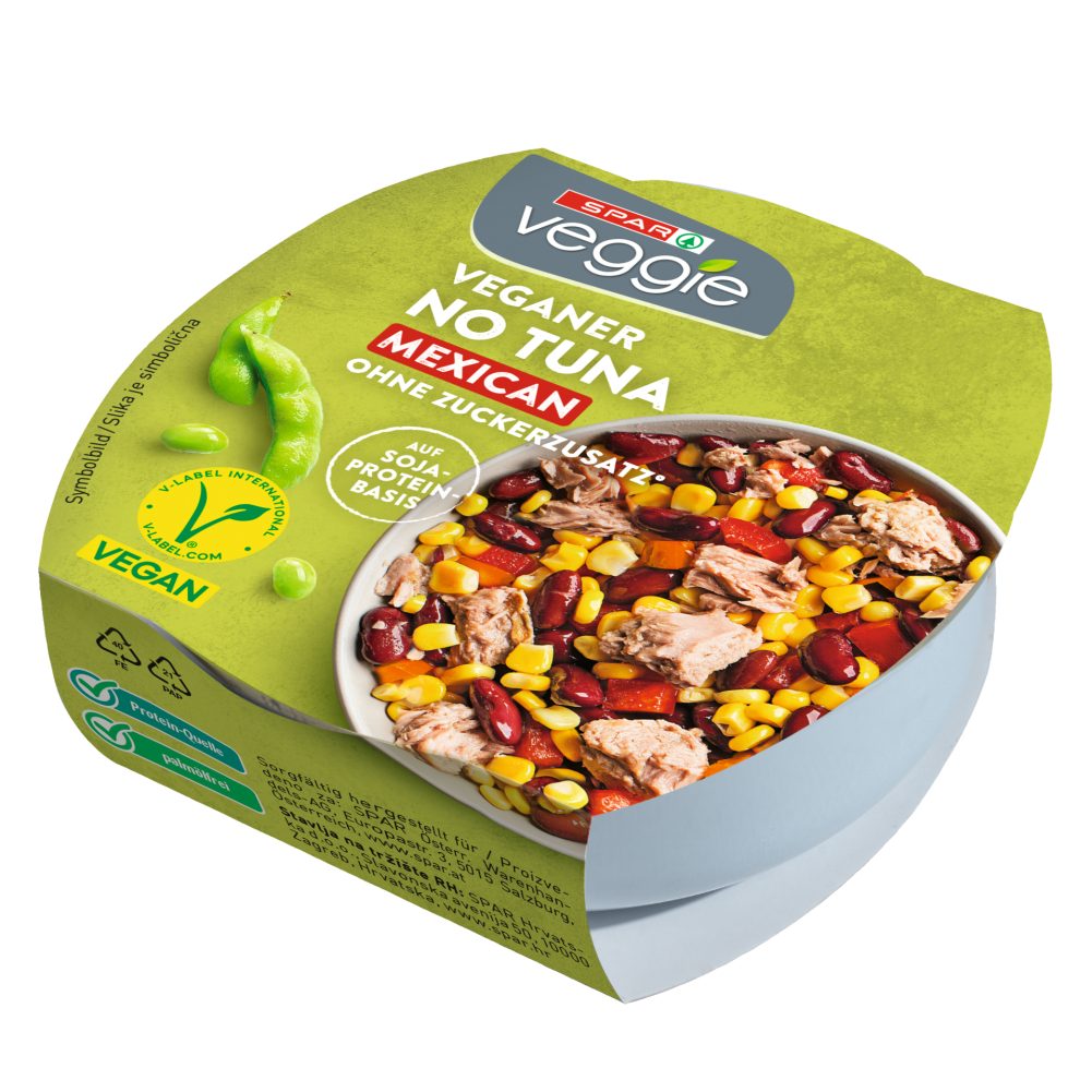 SPAR VEGGIE NO TUNA160G