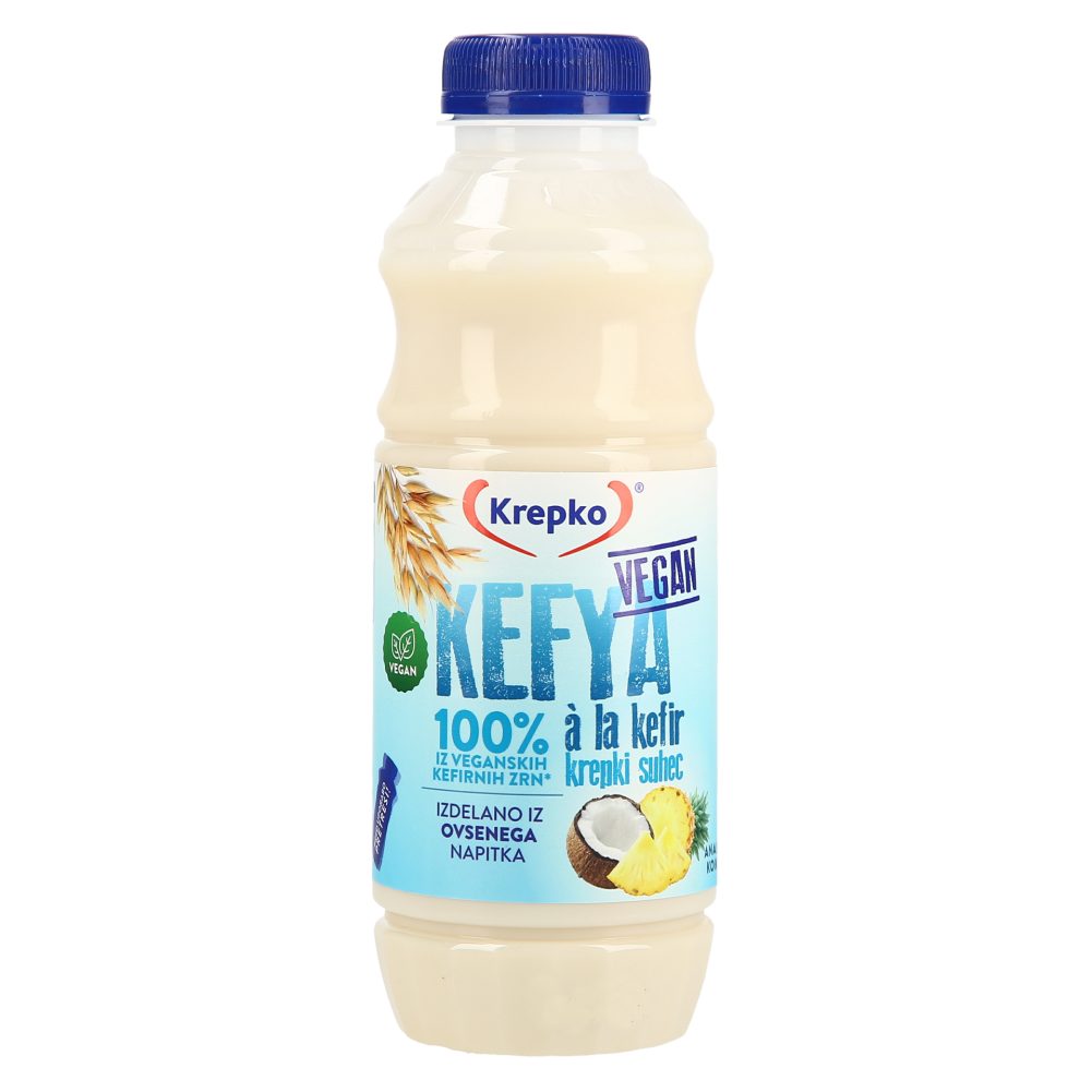 VEGANSKA ALTERNATIVA KEFIRJU ANANAS KEFIR, KREPKO, 500G Značilnost ...