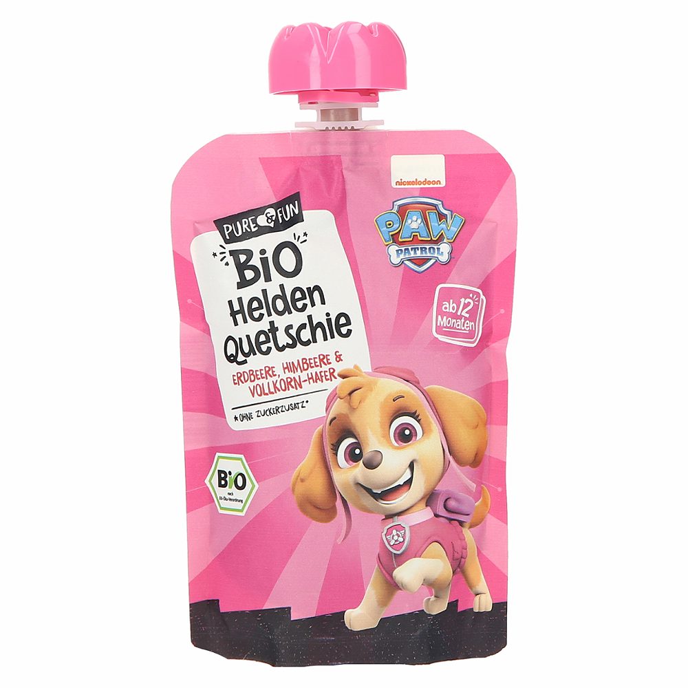 bio sadni pire s polnozrnatimi kosmiči, paw patrol, 100g