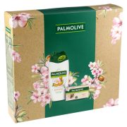Slika produkta DARILNI SET ALMOND GEL ZA PRHANJE IN TOALETNO MILO, PALMOLIVE NATURALS, 2/1
