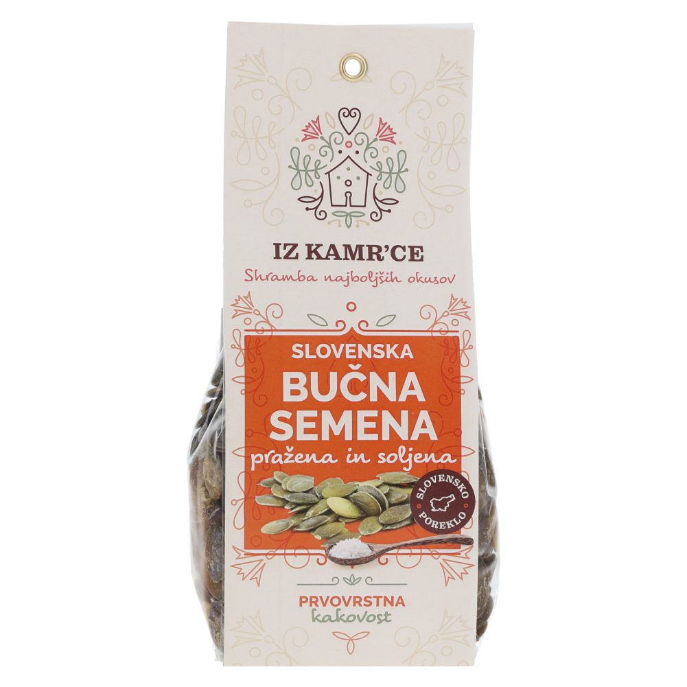 slovenska bučna semena pražena in soljena
