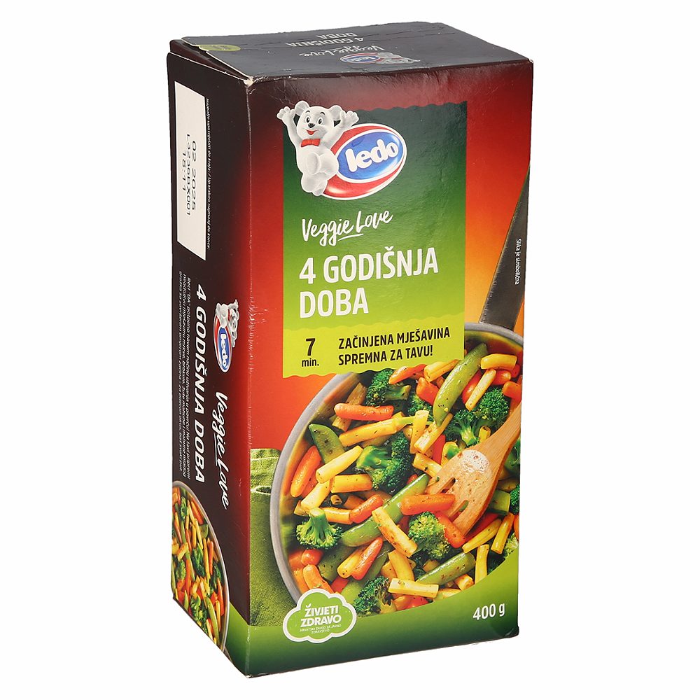 zelenjava 4 letni časi, ledo, 400g