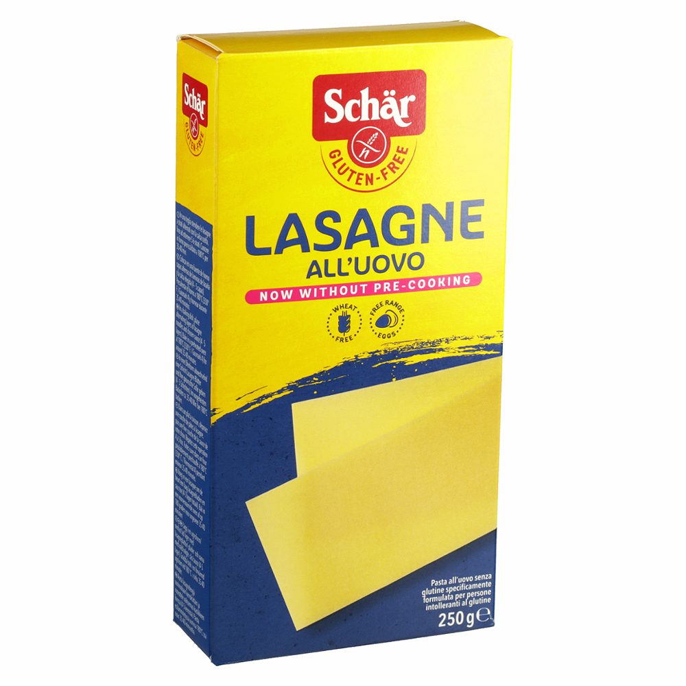 testenine za lazanjo 250g schär