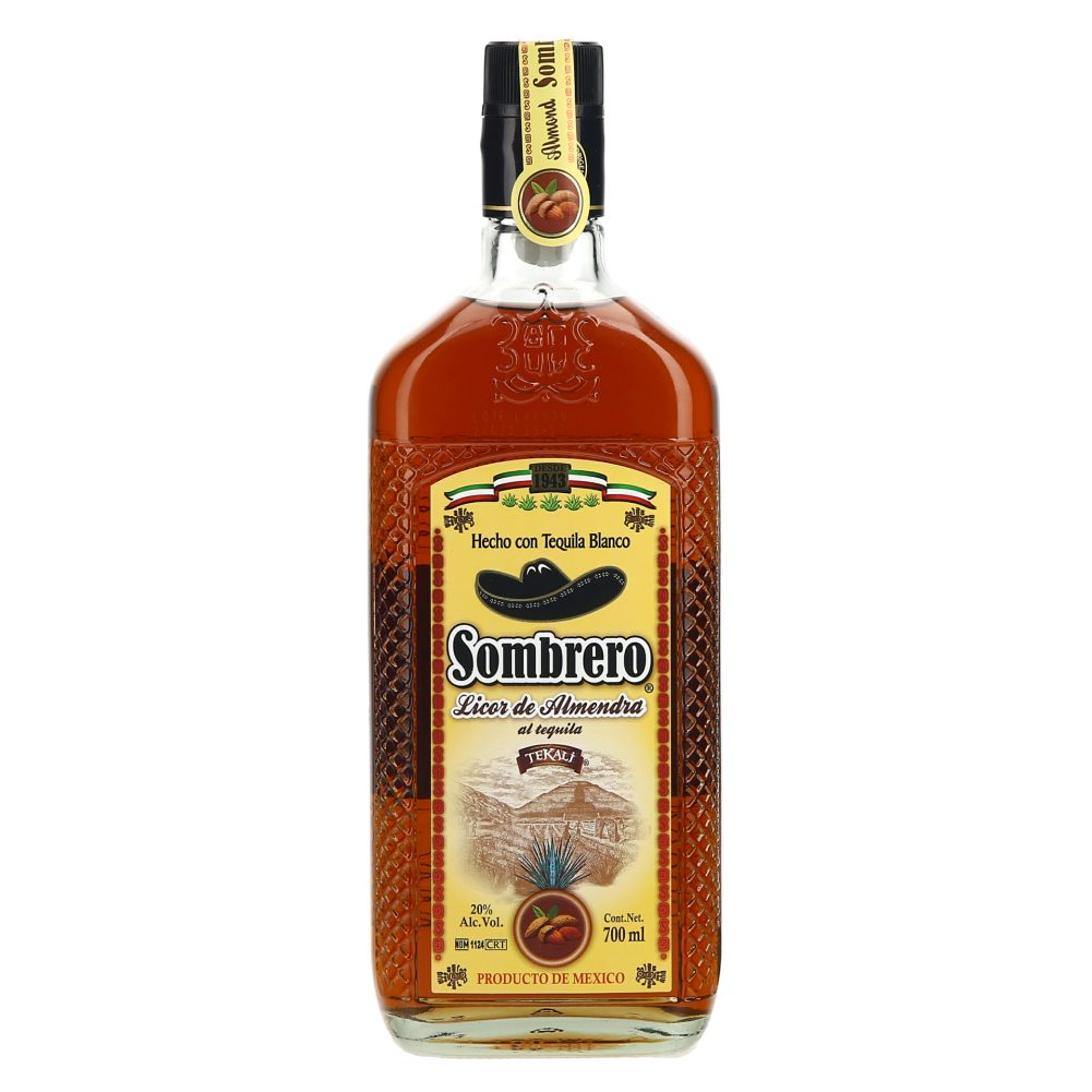 TEQUILA LIKER MANDELJ, SOMBRERO, 0,7L