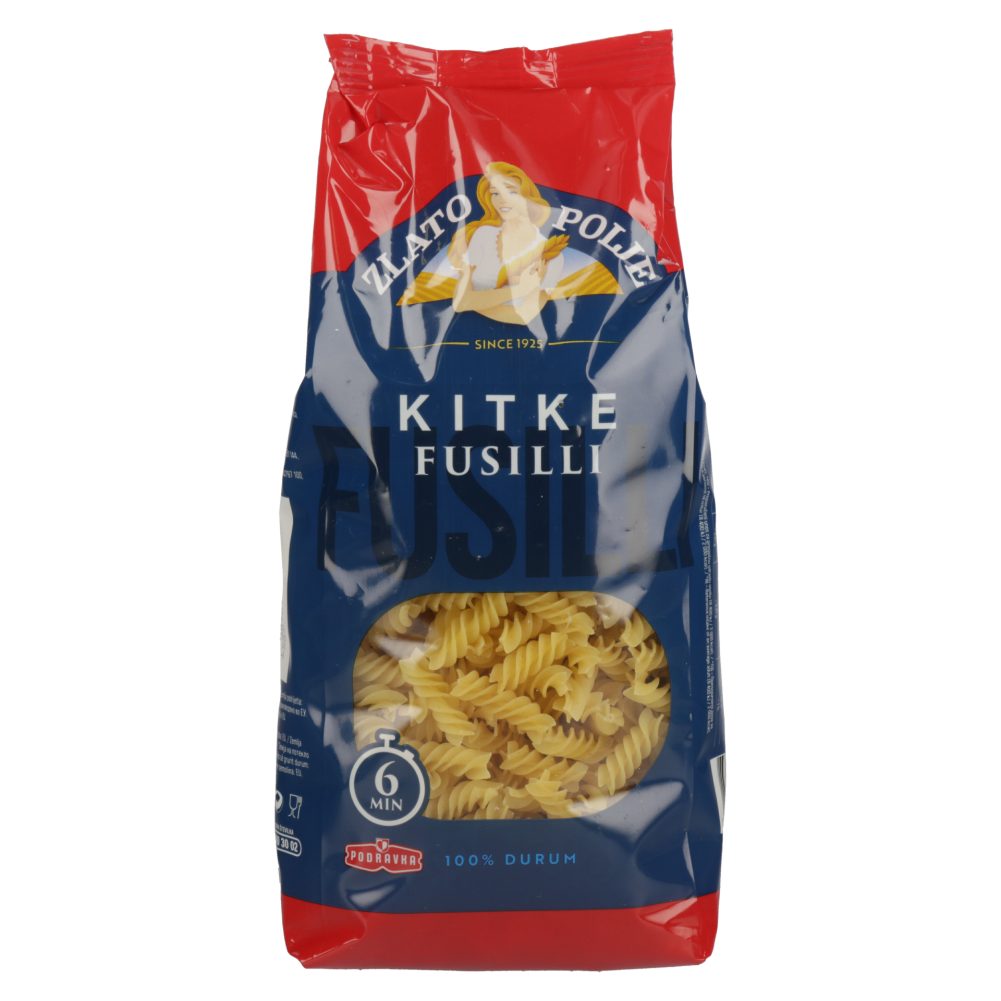 TESTENINE KITKE FUSILLI, ZLATO POLJE, 500G