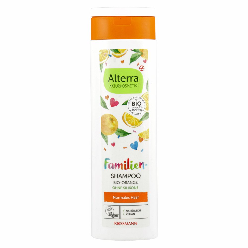 šampon za lase pomaranča, alterra, 300ml